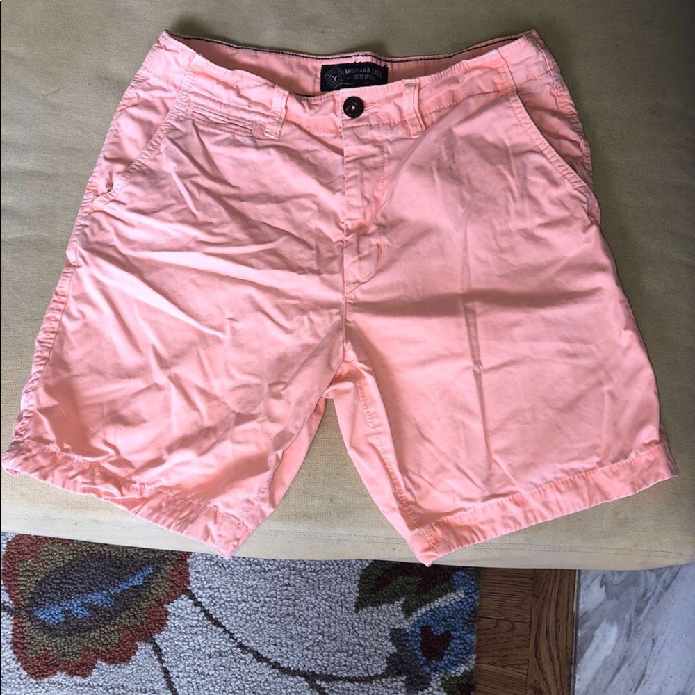 Coral American Eagle Shorts